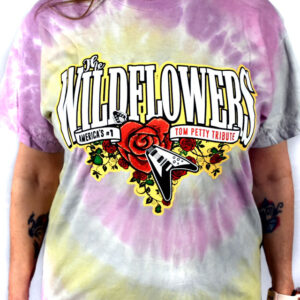 Tie Dye, The Wildflowers 6 color logo t-shirt, Desert Rose