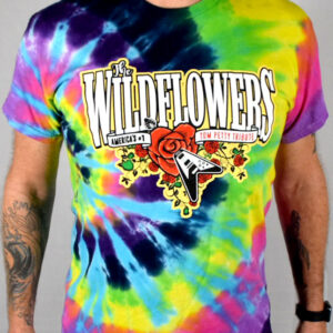 Tie Dye, The Wildflowers 6 color logo t-shirt, Flashback