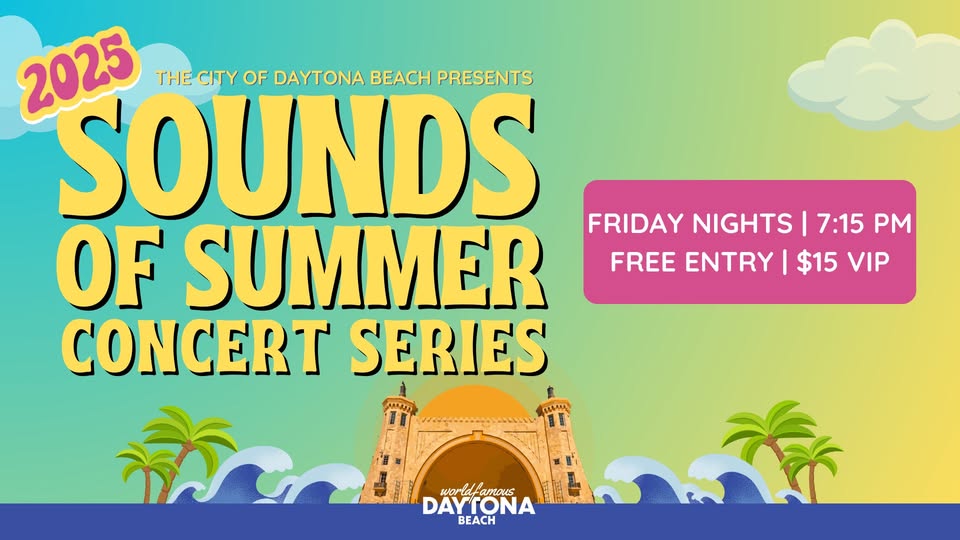 Daytona Beach Bandshell Sounds of Summer present The Wildflowers, North America's premiere Tom Petty concert experience, on Friday August 29, 2025